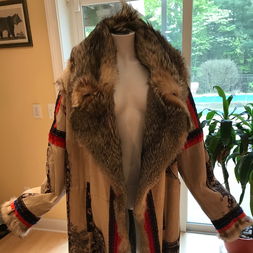Roberto Cavalli fox coat
